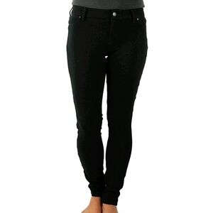 Club Monaco Stretch Low Rise Skinny Size 4x30 Black